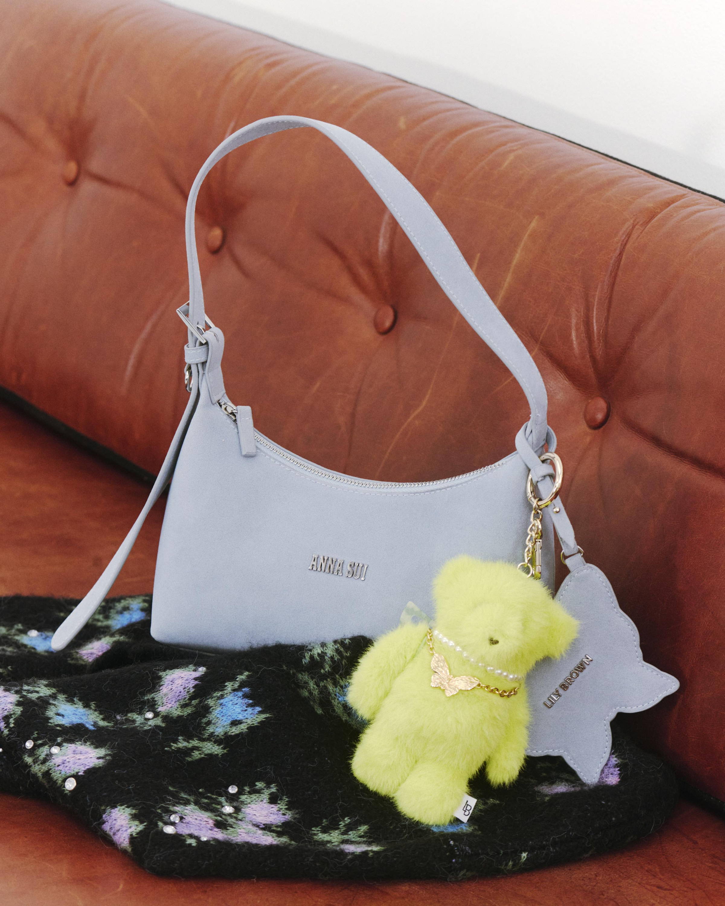 M*K様 新品タグ付き【LILY BROWN × ANNA SUI】フレアミニワ LILY BROWN × ANNA SUI】フレアミニワンピース(ミニワンピース
